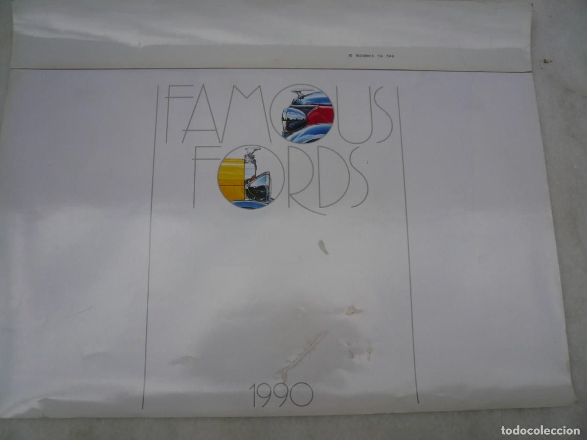 Coleccionismo calendarios: CALENDARIO FORD 1990 GRAN FORMATO - Foto 15
