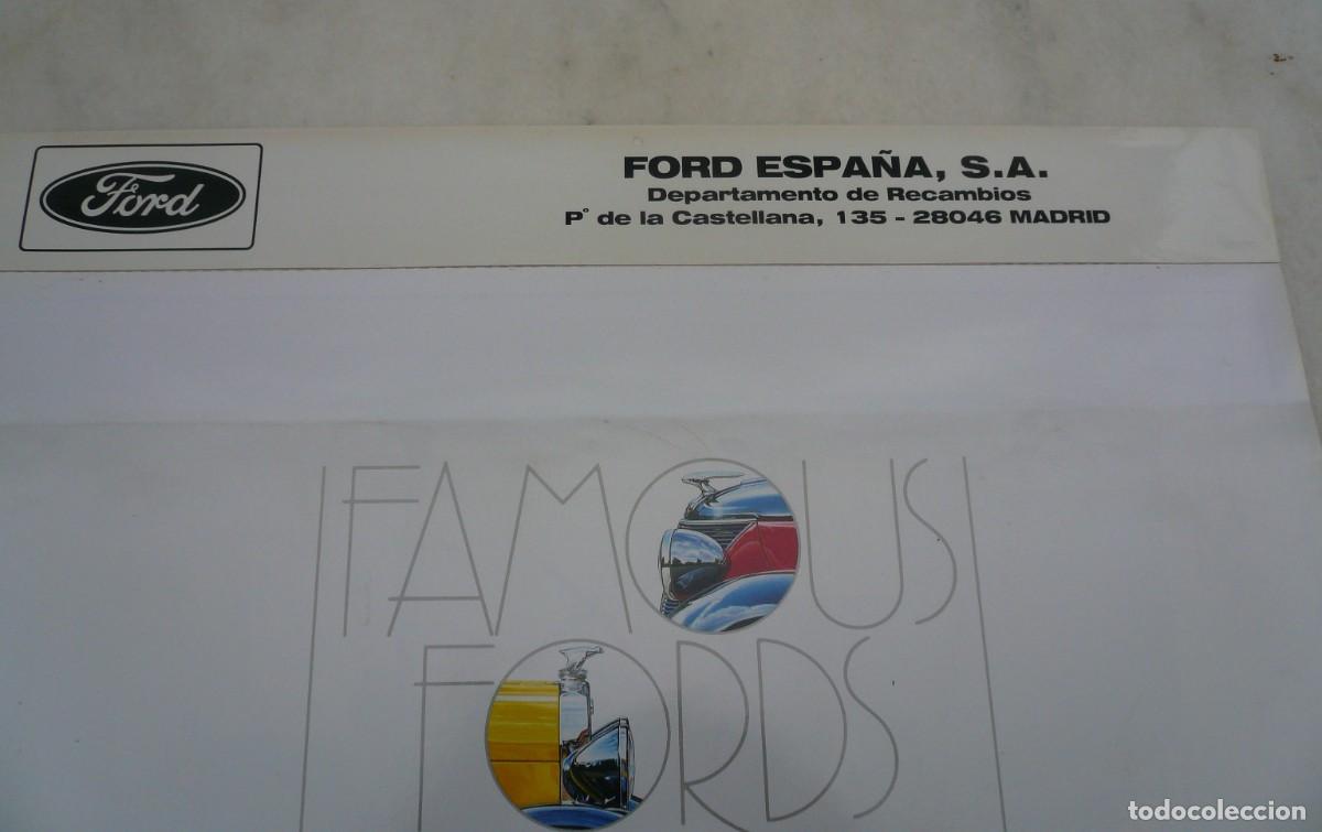 Coleccionismo calendarios: CALENDARIO FORD 1990 GRAN FORMATO - Foto 18