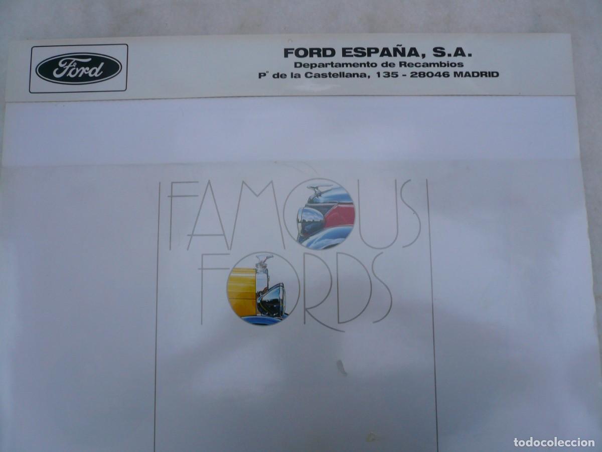 Coleccionismo calendarios: CALENDARIO FORD 1990 GRAN FORMATO - Foto 20