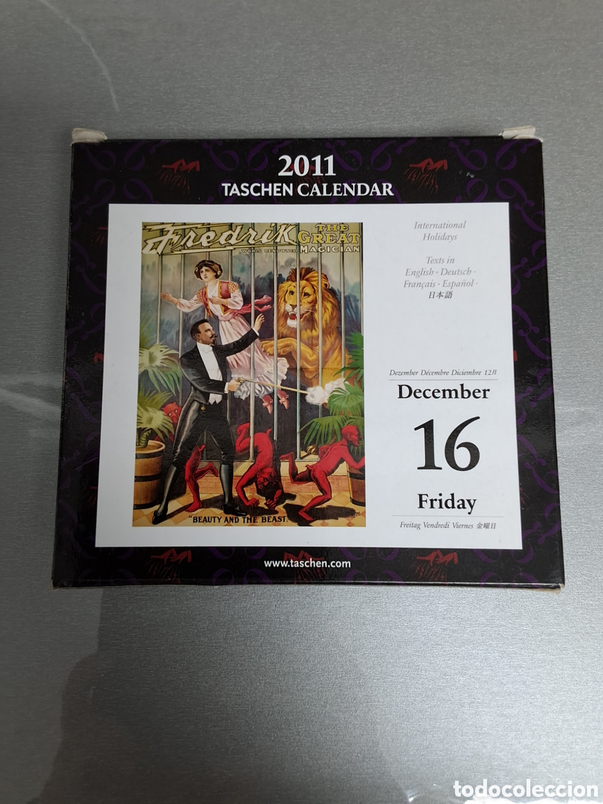 Coleccionismo calendarios: Calendario Taschen Magic 2011 en varios idiomas - Foto 2