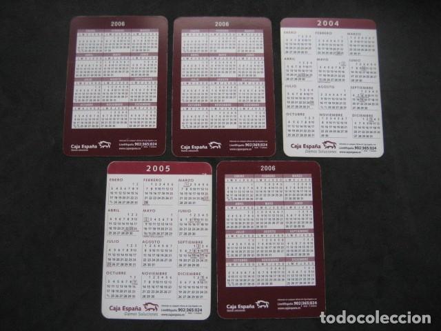 Coleccionismo calendarios: 5 CALENDARIOS CAJA ESPA&Ntilde;A - Foto 2