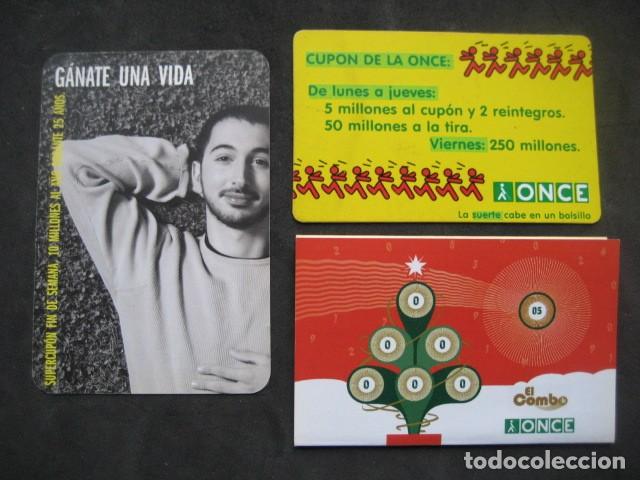 Coleccionismo calendarios: 3 CALENDARIOS O.N.C.E. - Foto 1