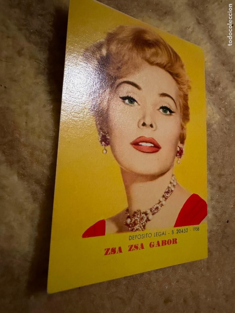 Coleccionismo Calendarios: Calendario zsa zsa gabor 1960