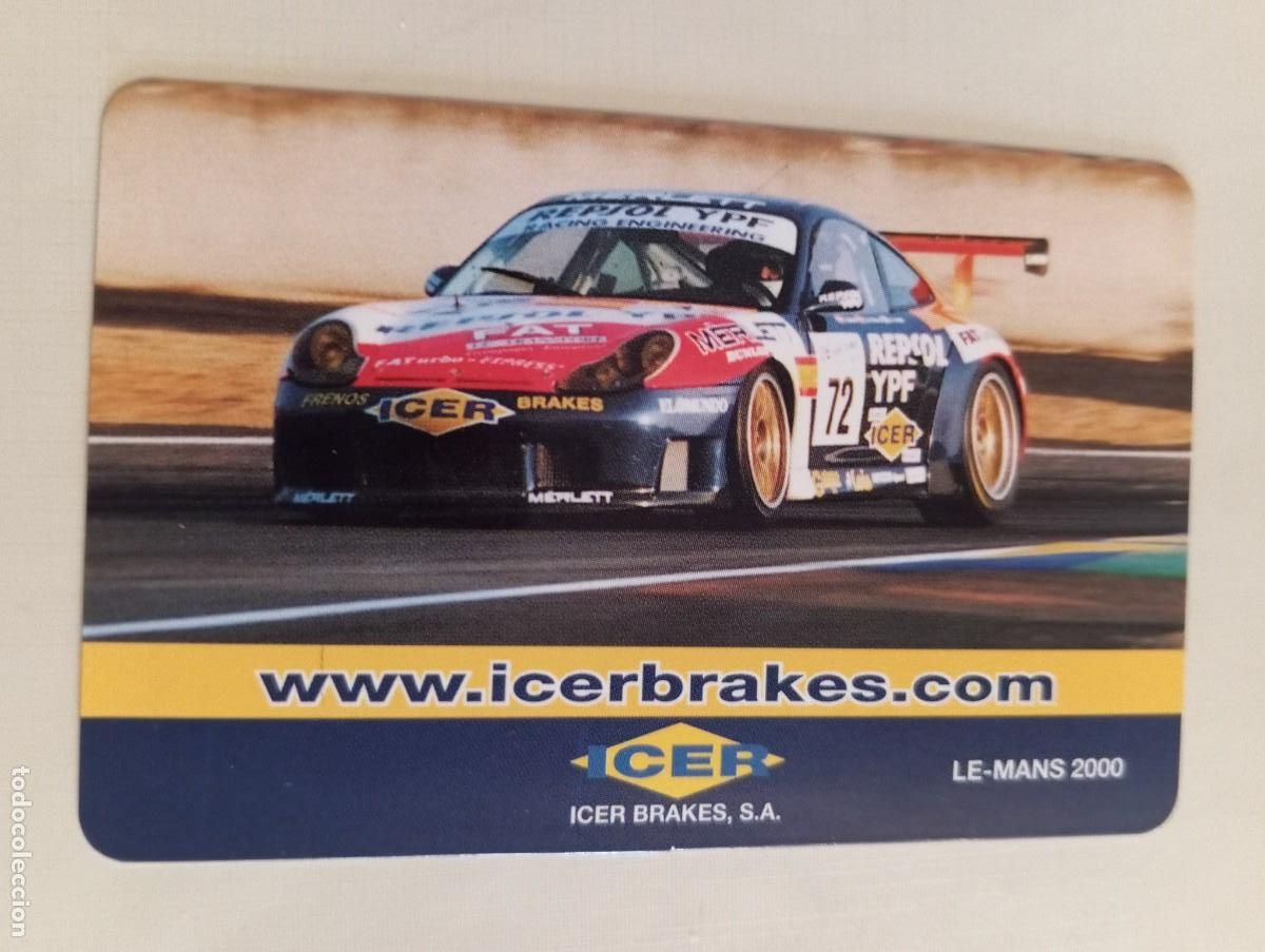 Coleccionismo Calendarios: 1 CALENDARIO DE ** ICER BRAKES . LE MANS 2000 ** PAMPLONA . A&Ntilde;O 2002