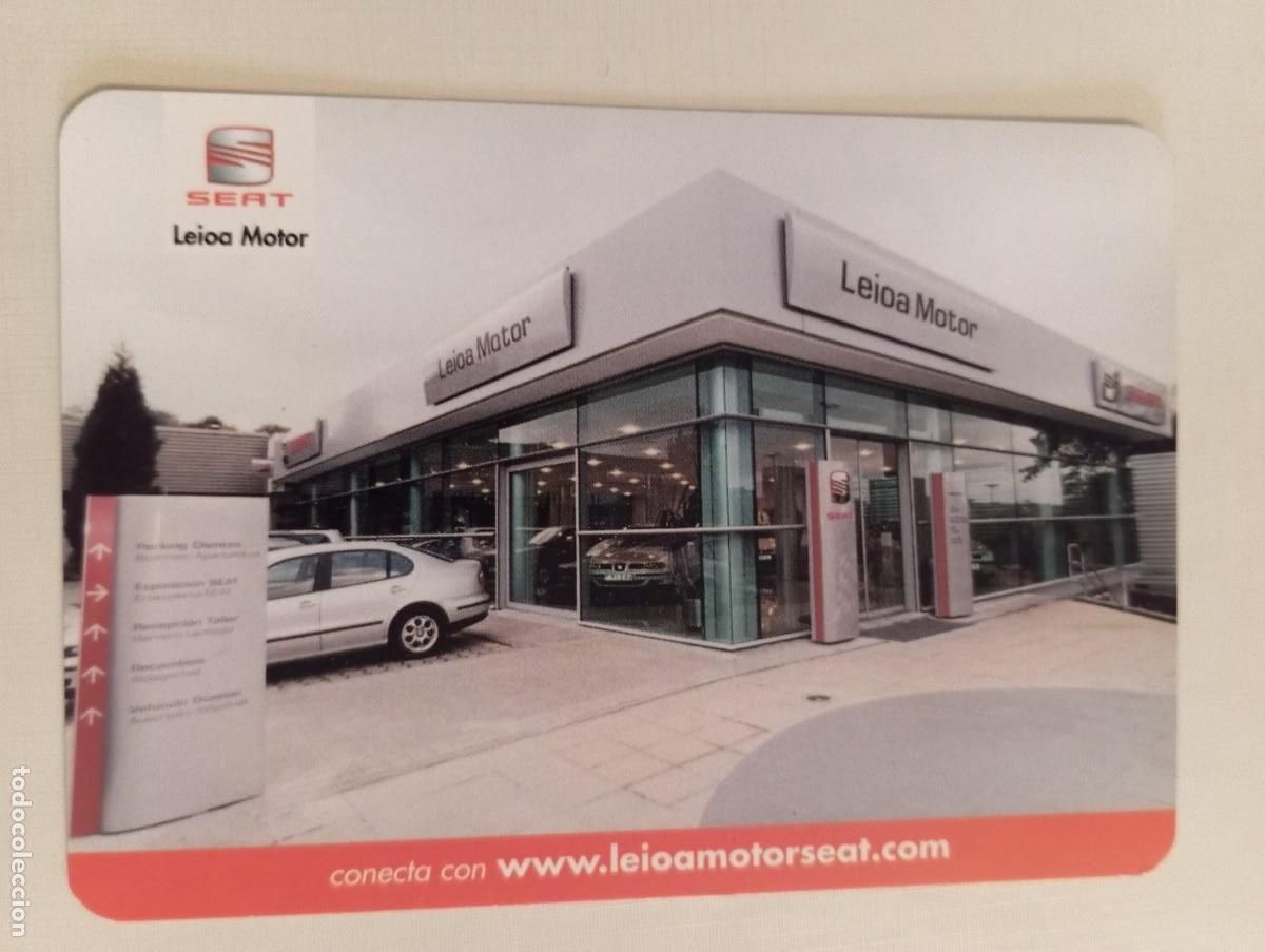 Coleccionismo Calendarios: 1 CALENDARIO DE ** LEOIA MOTOR SEAT **. A&Ntilde;O 2002