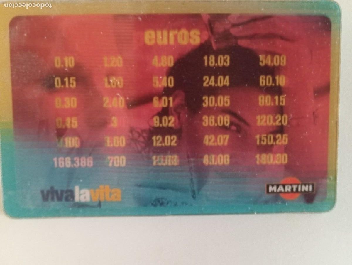 Coleccionismo Calendarios: 1 CALENDARIO DE ** MARTINI .. CONVERSOR ** VERDE A&Ntilde;O 2002