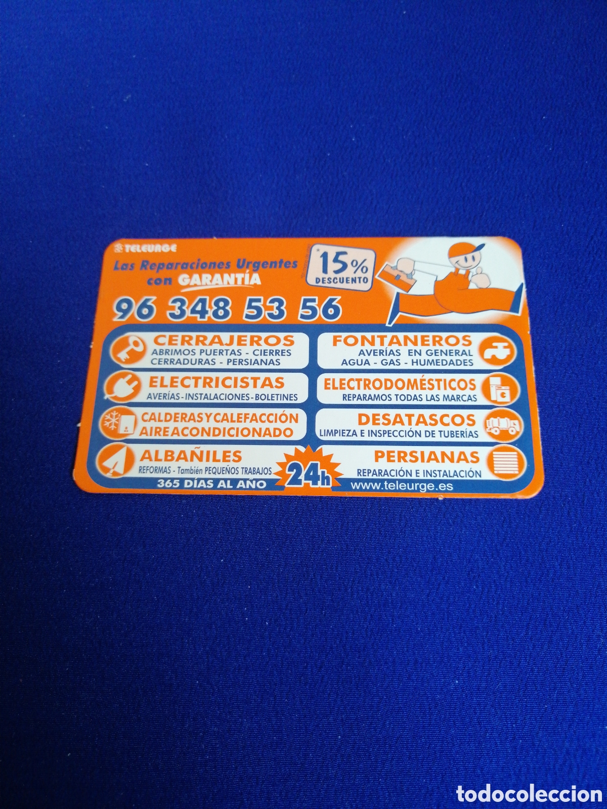 Coleccionismo calendarios: TELEURGE A&Ntilde;O 2012 CALENDARIO - Foto 1
