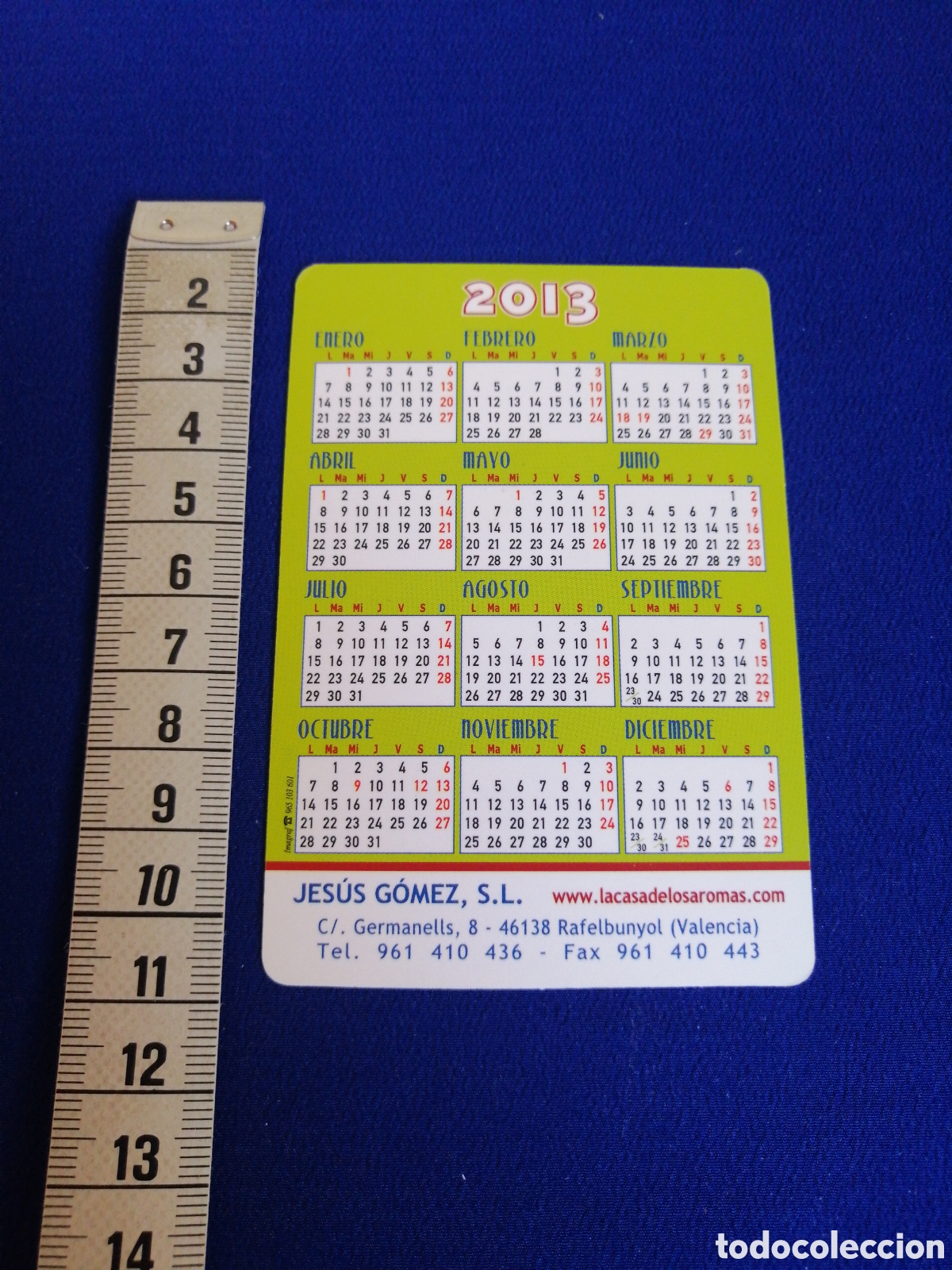 Coleccionismo calendarios: LA CASA DE LOS AROMAS A&Ntilde;O 2013 CALENDARIO - Foto 2