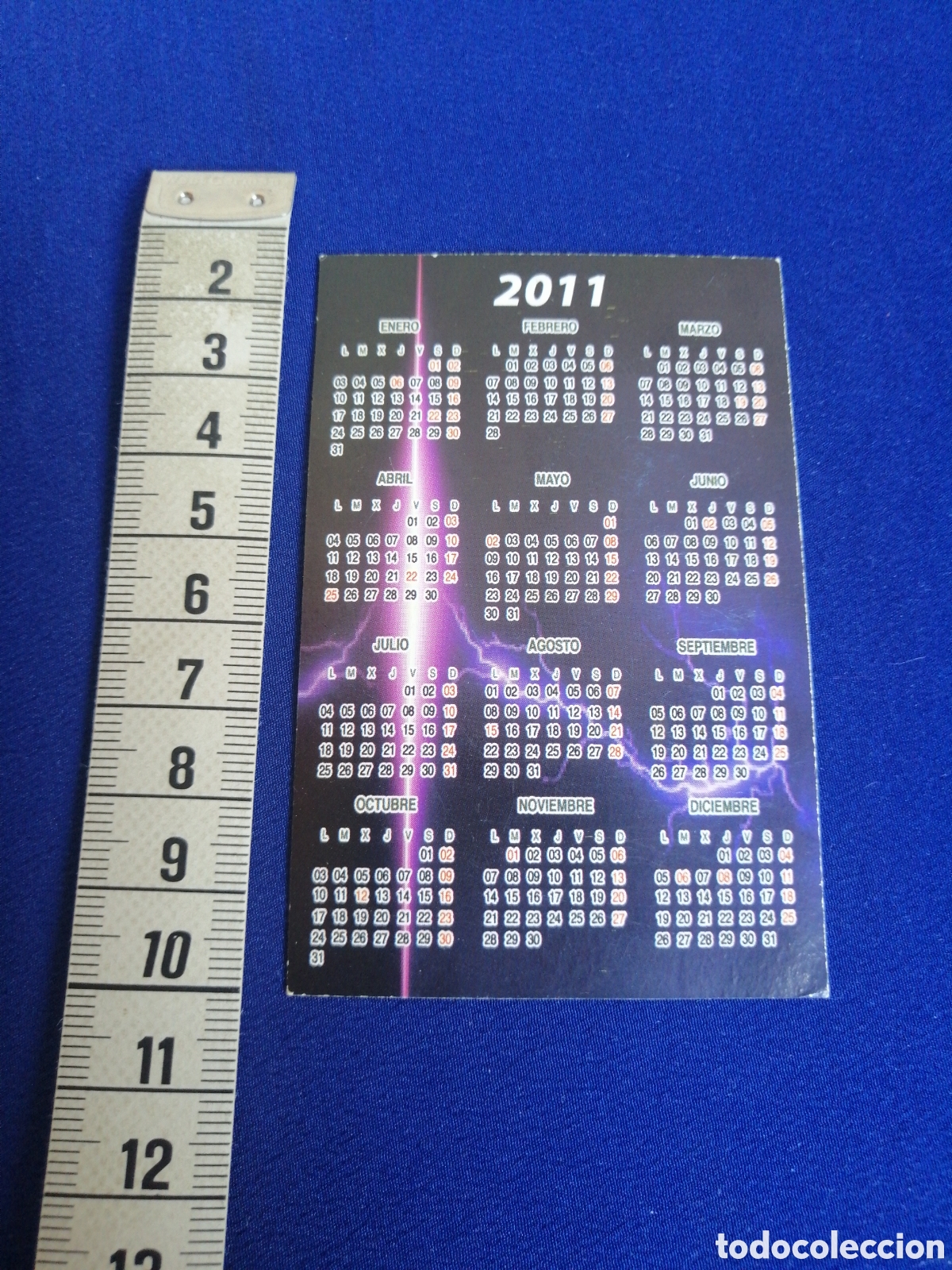 Coleccionismo calendarios: EL&Eacute;CTRICIDAD ADRI&Aacute;N A&Ntilde;O 2011 CALENDARIO - Foto 2