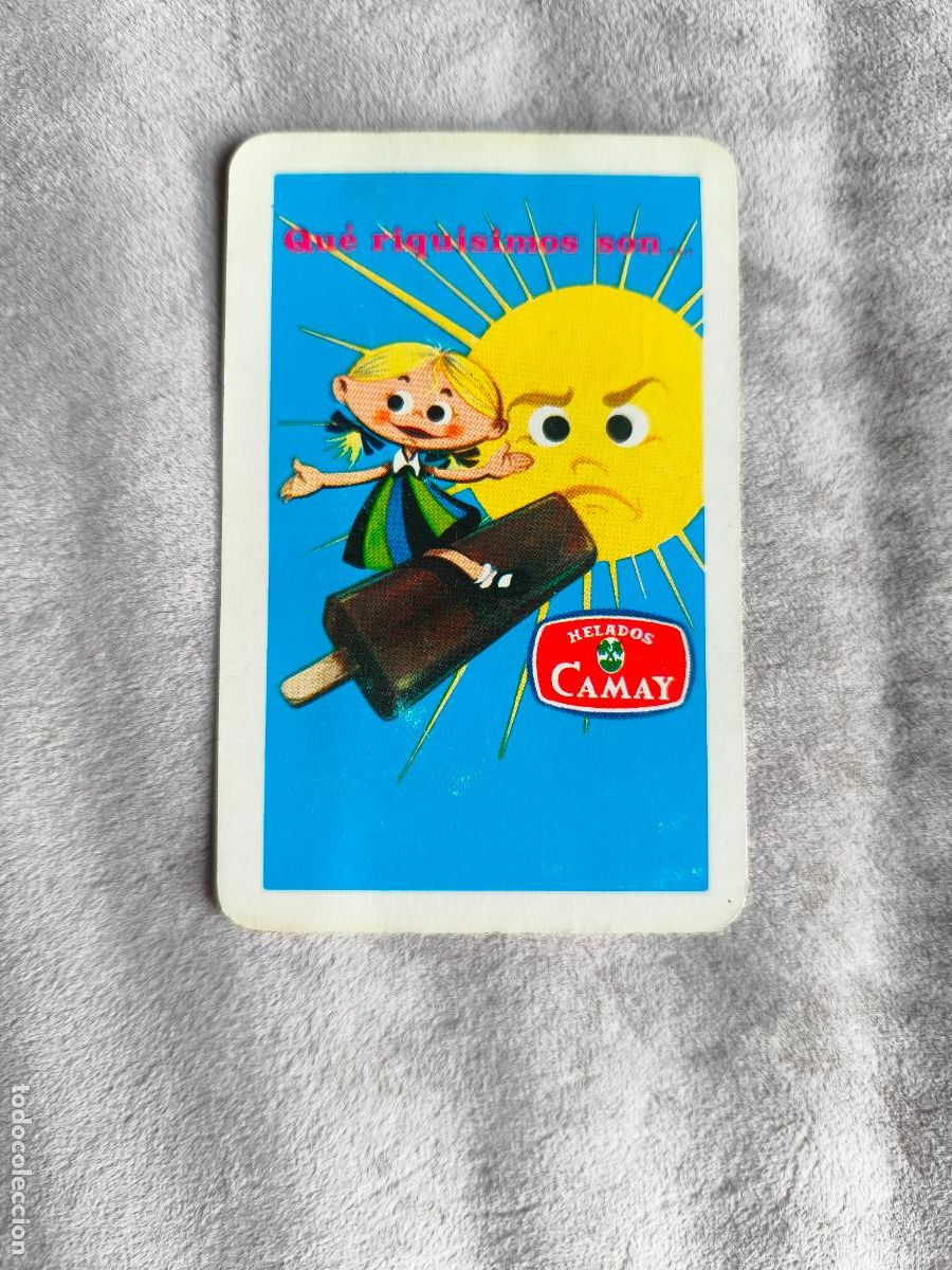 Coleccionismo Calendarios: CALENDARIO FOURNIER 1963 HELADOS CAMAY