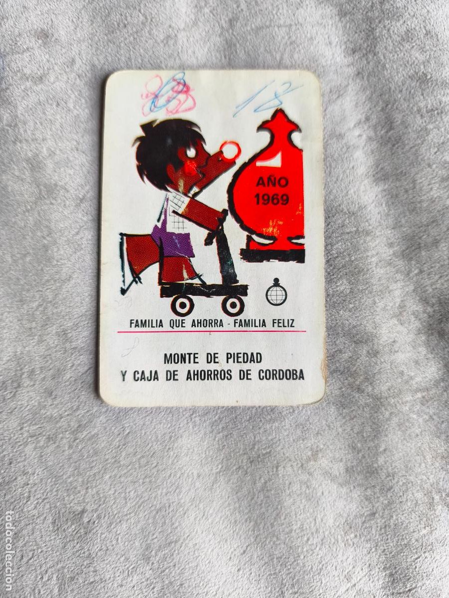 Coleccionismo Calendarios: CALENDARIO FOURNIER 1969 CAJA DE AHORROS Y MONTE DE PIEDAD DE CORDOBA