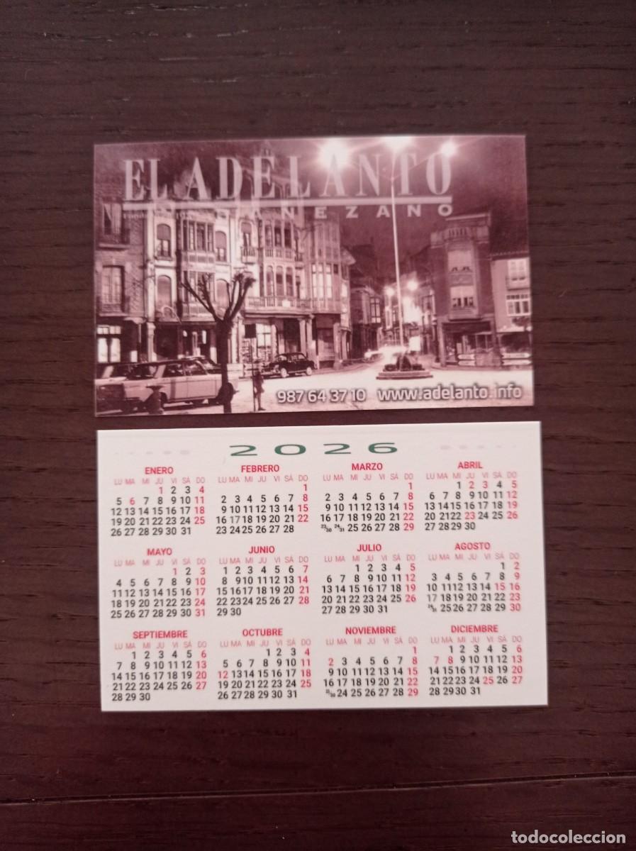 Collectables Calendars: CALENDARIO PUBLICITARIO. EL ADELANTO BA&Ntilde;EZANO. A&Ntilde;O 2026