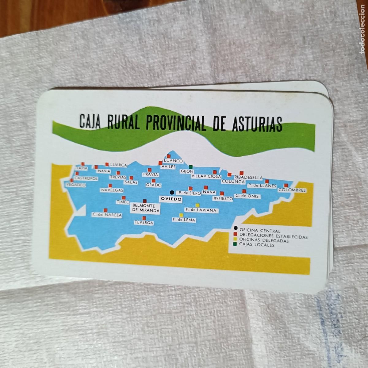 Coleccionismo Calendarios: CALENDARIO FOURNIER CAJA RURAL DE ASTURIAS A&Ntilde;O 1974