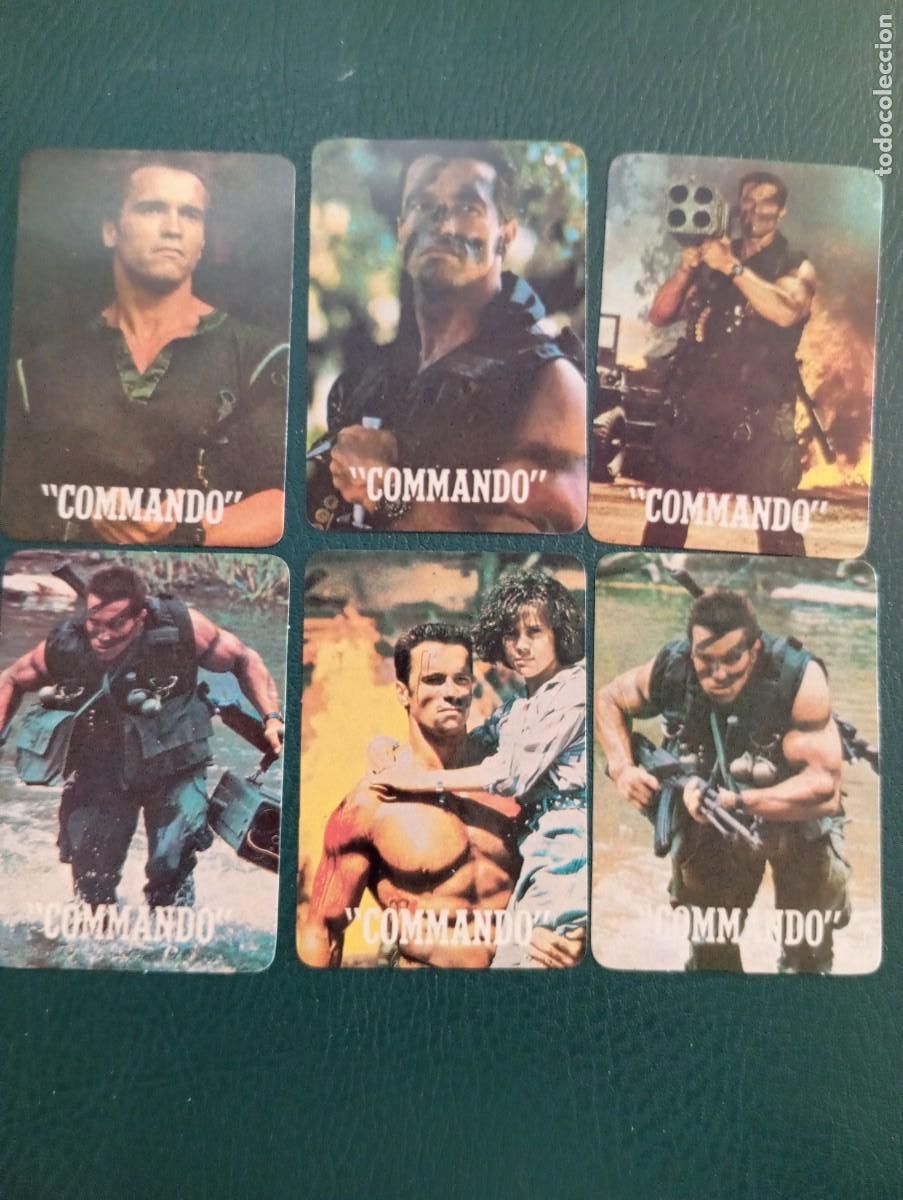 Coleccionismo Calendarios: 6 CALENDARIOS DE ** COMANDO..Arnold Schwarzenegger ** PORTUGUES A&Ntilde;O 1986