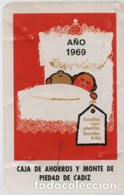 Coleccionismo Calendarios: CALENDARIO FOURNIER MONTE DE PIEDAD CADIZ A&Ntilde;O 1969 CAL-10858