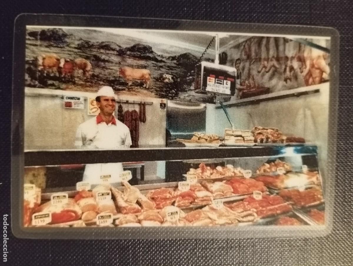 Coleccionismo Calendarios: 1 CALENDARIO DE ** PATICIPACION LOTERIA CARNICERIA PRADOS VACA **. ,PLASTIFICADO A&Ntilde;O 2001