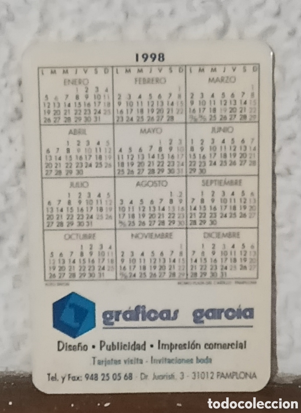 Coleccionismo calendarios: CALENDARIO DE BOLSILLO 1998 - Foto 2