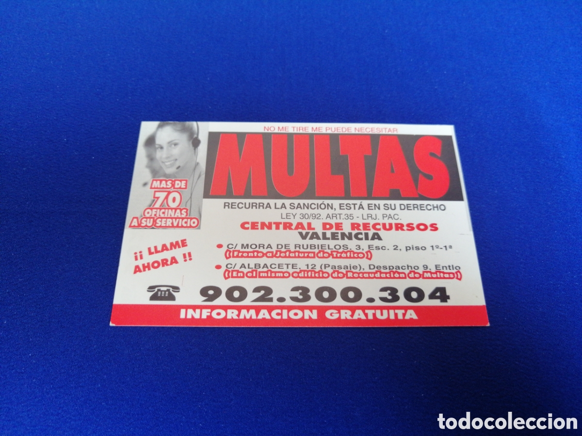 Coleccionismo calendarios: MULTAS 2001 CALENDARIO - Foto 1