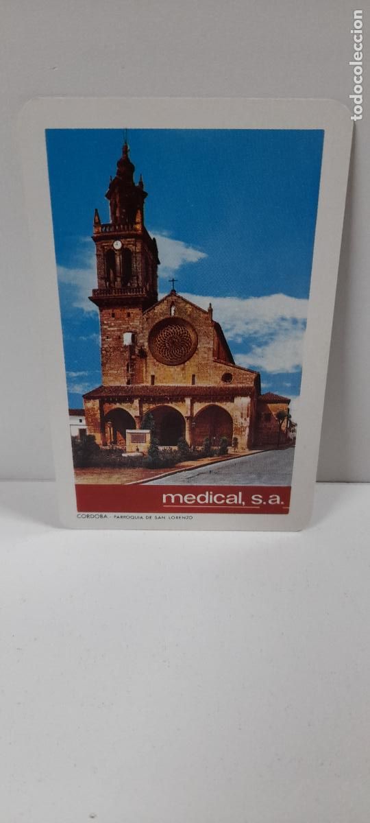 Coleccionismo Calendarios: CALENDARIO MEDICAL S.A. - CORDOBA PARROQUIA DE SAN LORENZO . FOURNIER . A&Ntilde;O 1967