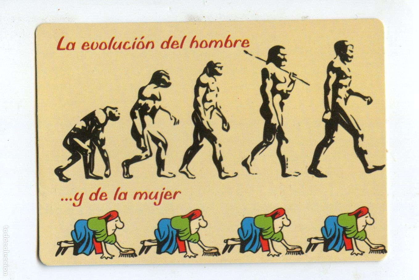Coleccionismo Calendarios: La evoluci&oacute;n del hombre y la mujer, Pe&ntilde;a bol&iacute;stica Los Pinares Santander, Machismo calendario 2003