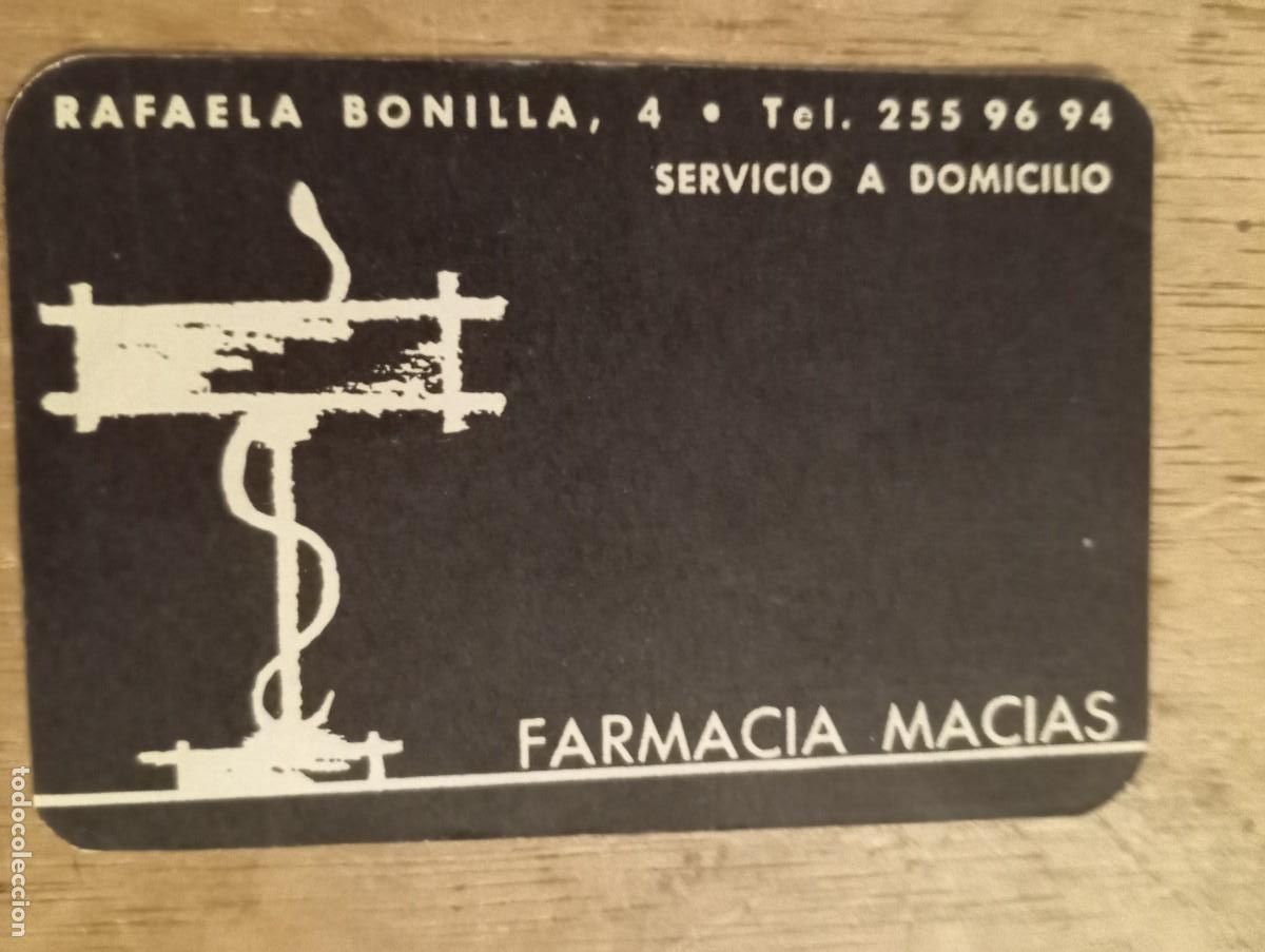 Collectionnisme Calendriers: 1 CALENDARIO DE ** FARMACIA MACIAS ** A&Ntilde;O 1964