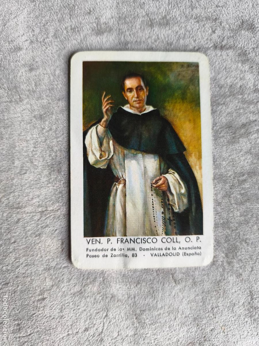 Coleccionismo Calendarios: CALENDARIO FOURNIER 1970 PADRE FRANCISCO COLL - DOMINICAS