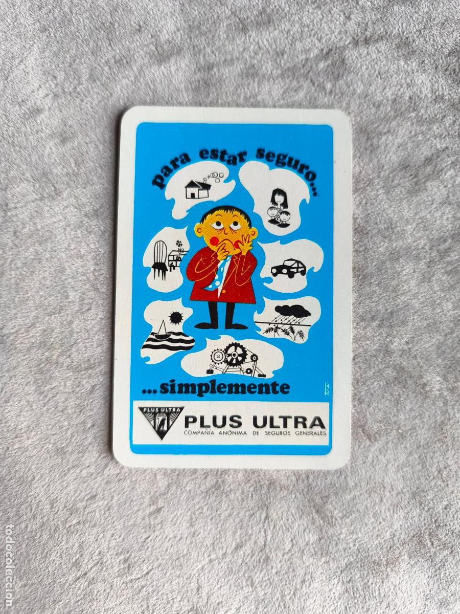 Coleccionismo Calendarios: CALENDARIO FOURNIER 1971 PLUS ULTRA SEGUROS