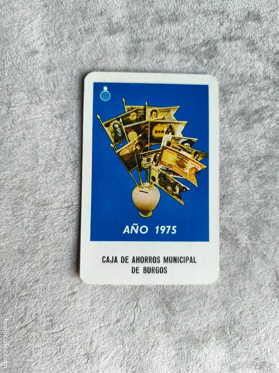 Coleccionismo Calendarios: CALENDARIO FOURNIER 1975 CAJA DE AHORROS MUNICIPAL DE BURGOS