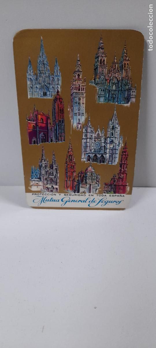 Coleccionismo Calendarios: CALENDARIO DE BOLSILLO MUTUA GENERAL DE SEGUROS . A&Ntilde;O 1966