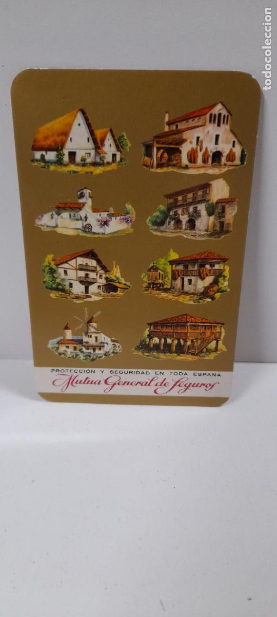 Coleccionismo Calendarios: CALENDARIO DE BOLSILLO MUTUA GENERAL DE SEGUROS . A&Ntilde;O 1970