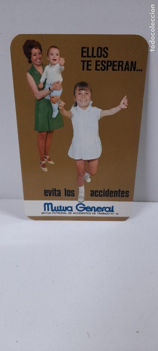 Coleccionismo Calendarios: CALENDARIO DE BOLSILLO MUTUA GENERAL . A&Ntilde;O 1972