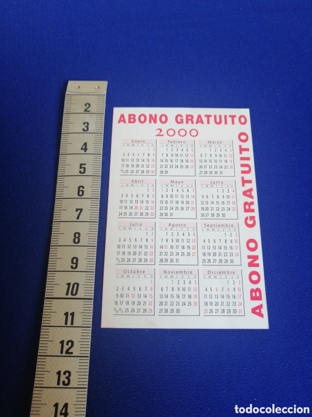 Coleccionismo calendarios: MULTAS A&Ntilde;O 2000 CALENDARIO - Foto 2