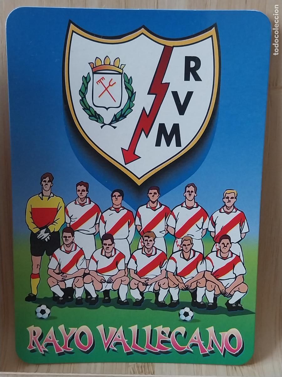Coleccionismo Calendarios: RAYO VALLECANO ILUSTRACION 2001 CALENDARIO PUBLI GUBERT CAFETERIA MORATALAZ