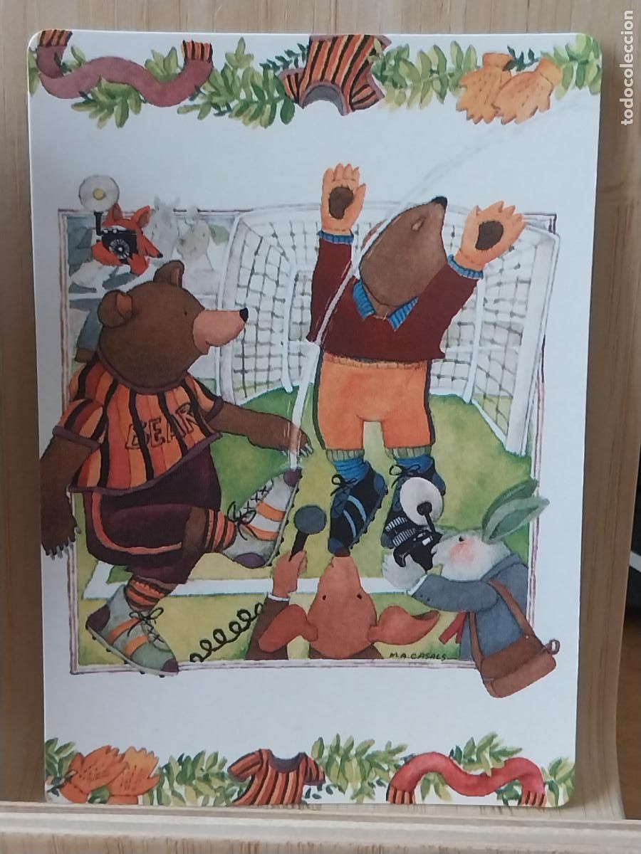 Coleccionismo Calendarios: FUTBOL OSOS ILUSTRACION 2002 CALENDARIO PUBLI TINTA CHINA MADRID PAPELERIA