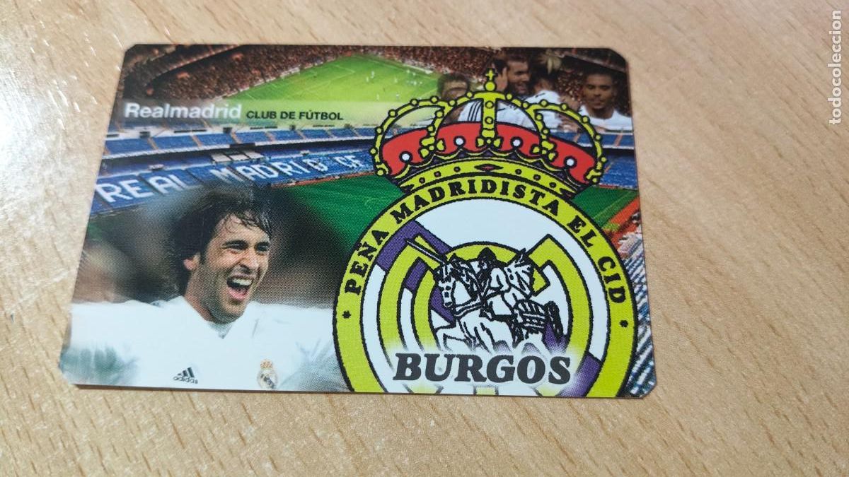 Coleccionismo Calendarios: CALENDARIO DE BOLSILLO. FUTBOL. REAL MADRID. A&Ntilde;O 2006. PE&Ntilde;A MADRIDISTA EL CID. BURGOS.