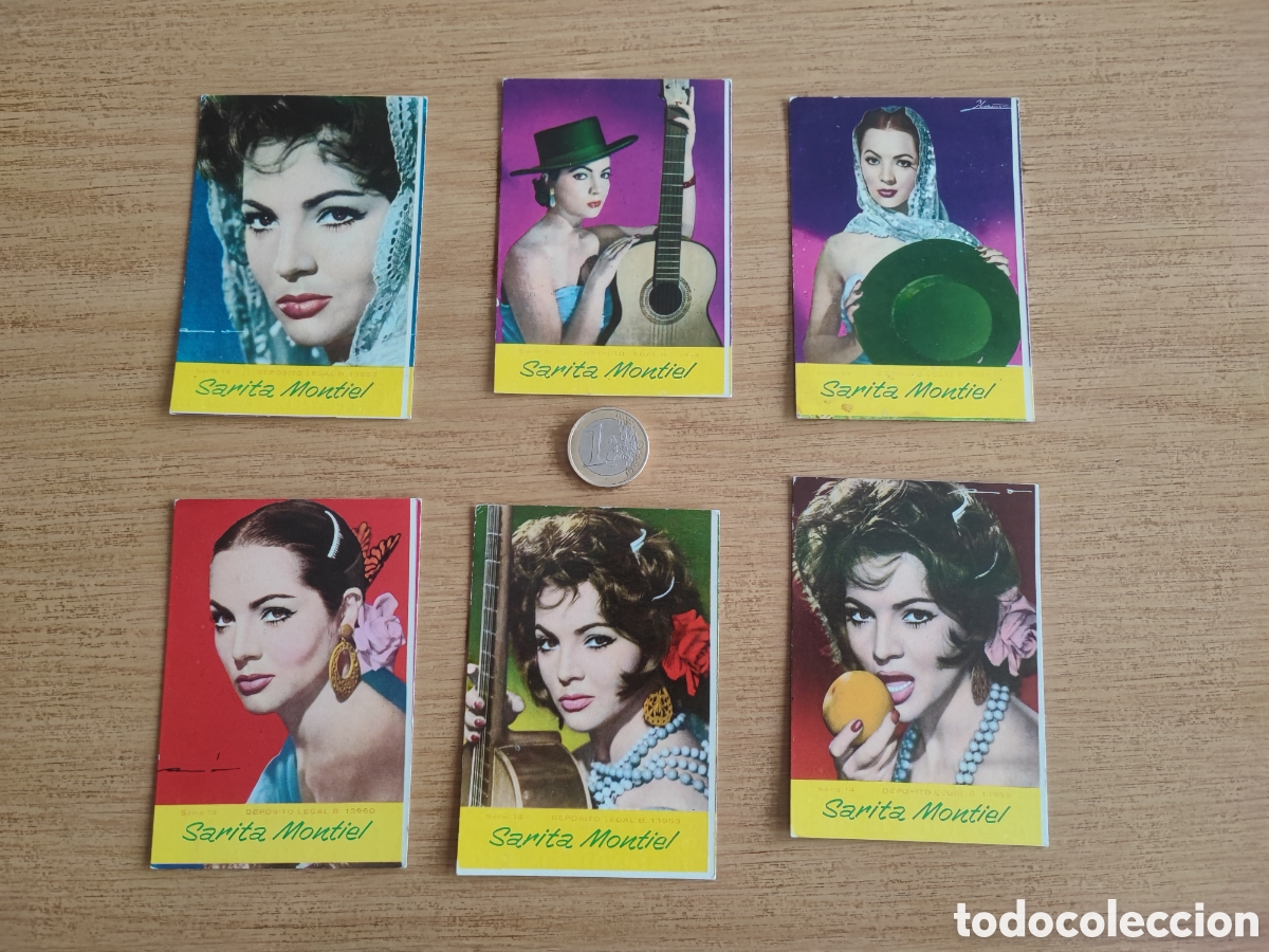 Coleccionismo Calendarios: 6 calendarios de Sarita Montiel, a&ntilde;o 1963