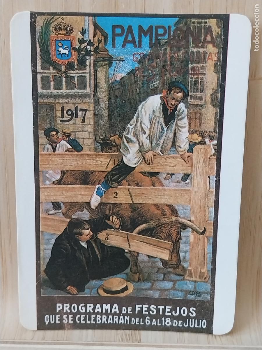 Coleccionismo Calendarios: TAUROMAQUIA PAMPLONA ILUSTRACION CALENDARIO 1987 PUBLI PE&Ntilde;A GABRIEL DE LA CASA REF MP 75
