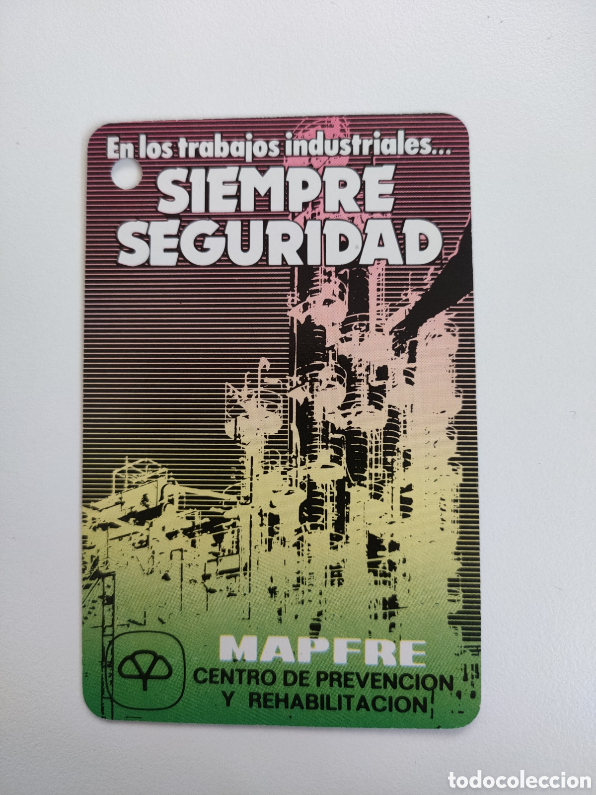 Coleccionismo Calendarios: Calendario Fournier Mapfre 1984. En los trabajos industriales...SIEMPRE SEGURIDAD.