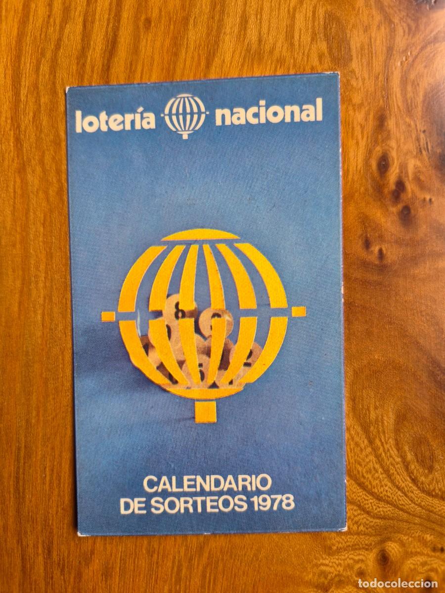 Coleccionismo Calendarios: CALENDARIO LOTERIA NACIONAL 1978