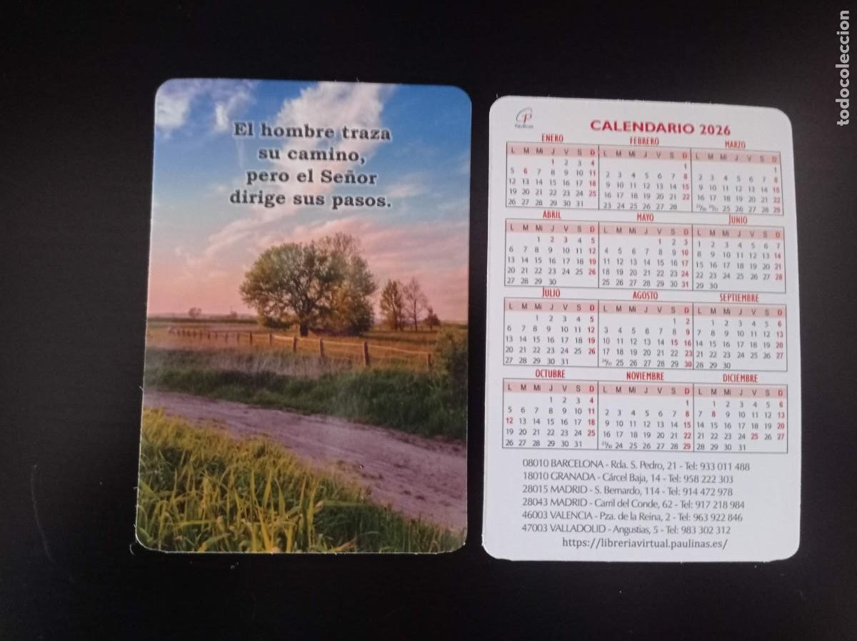 Coleccionismo Calendarios: CALENDARIO PUBLICITARIO. EDICIONES PAULINAS. A&Ntilde;O 2026