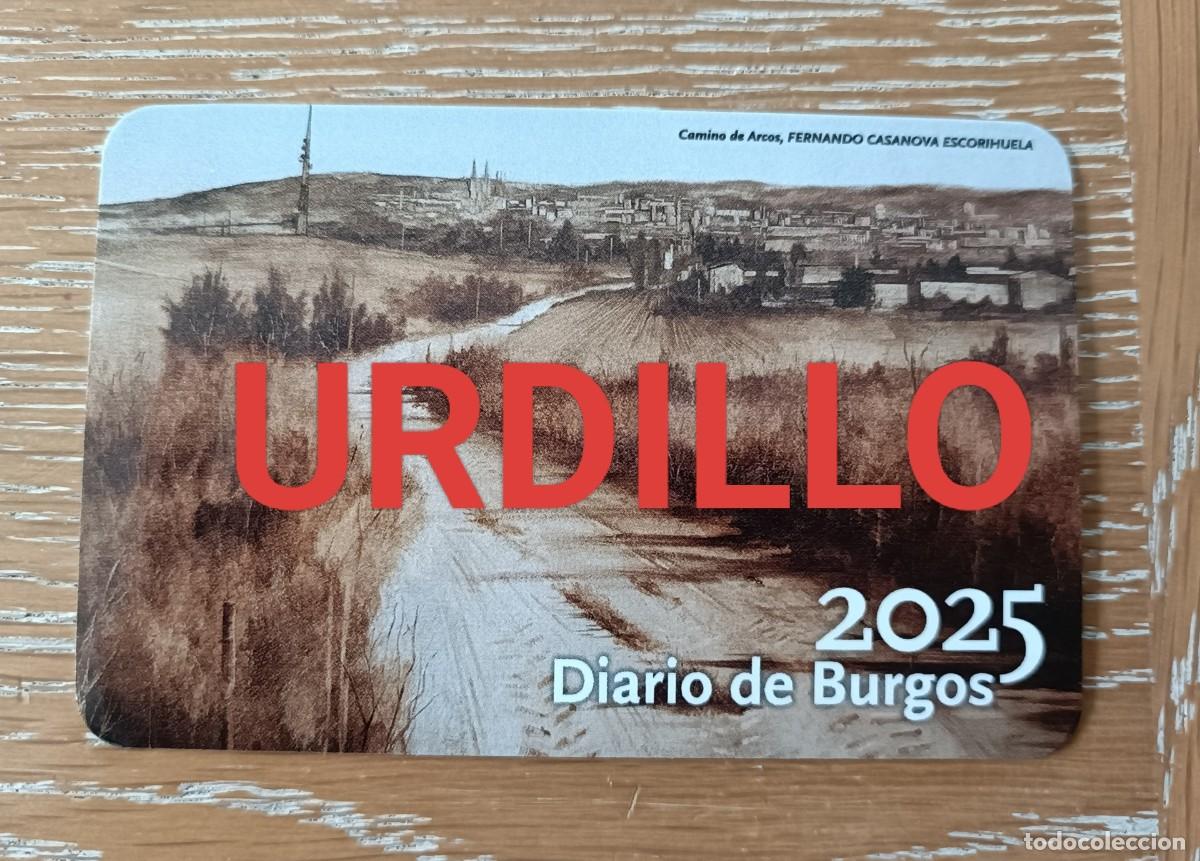 Coleccionismo Calendarios: CALENDARIO BOLSILLO - A&Ntilde;O 2025 - DIARIO DE BURGOS