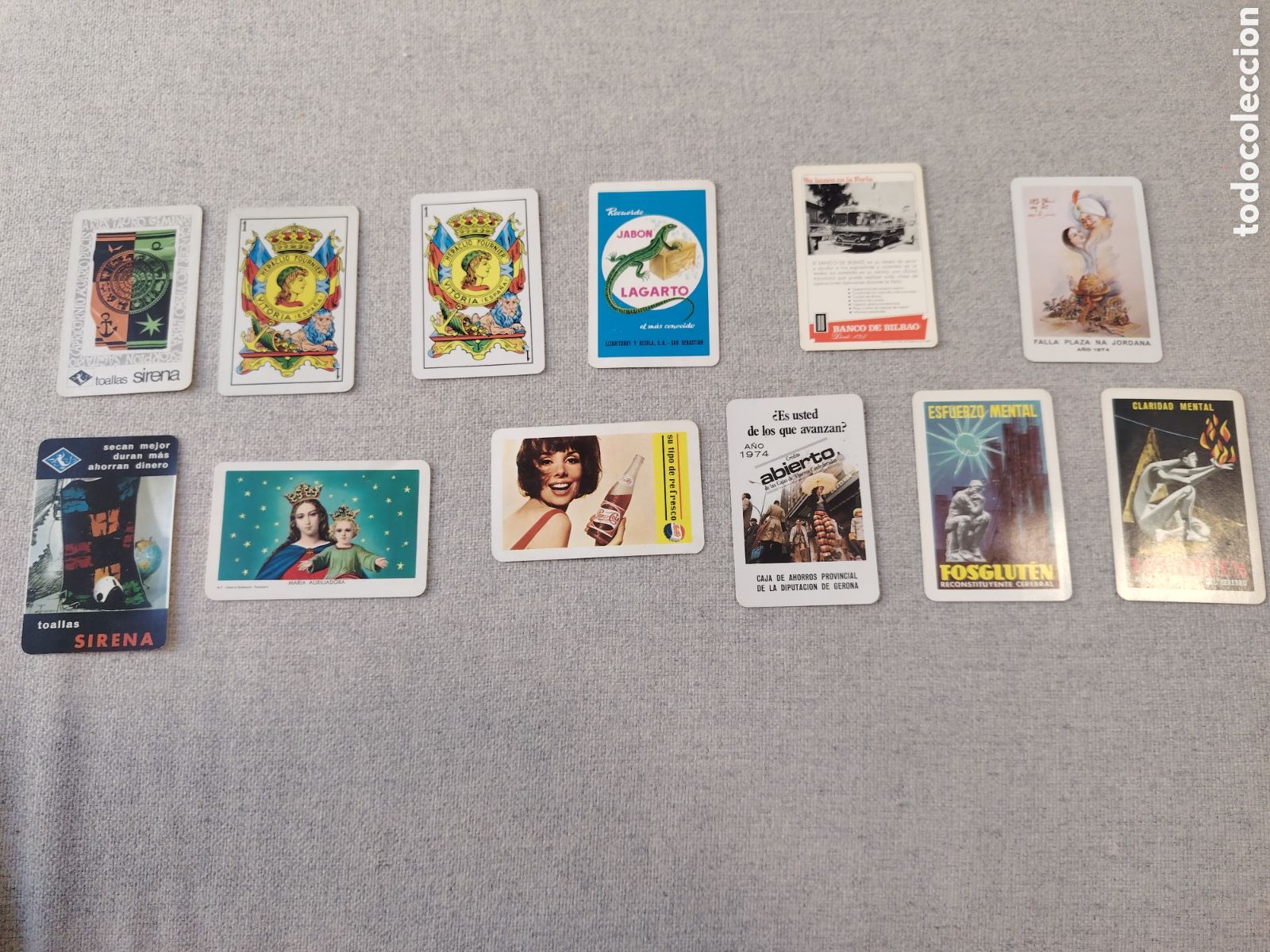 Colecionismo Calend&aacute;rios: Lote 12 calendarios Fournier diferentes a&ntilde;os