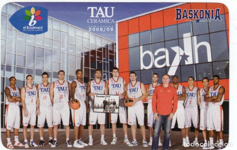 Coleccionismo Calendarios: CALENDARIO FOURNIER. BASKONIA. TAU CERAMICA. A&Ntilde;O 2009