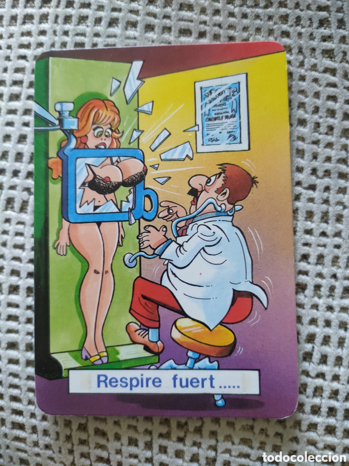 Coleccionismo Calendarios: Calendario humor 1990. Respire fuert...