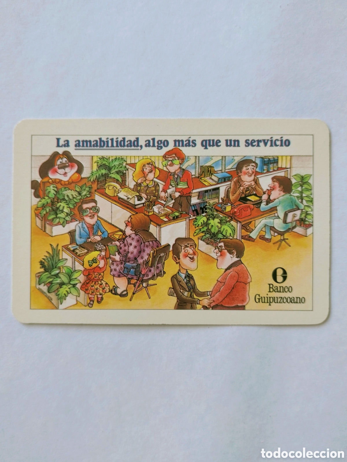 Coleccionismo Calendarios: Calendario fournier 2982 banco Guip&uacute;zcoano