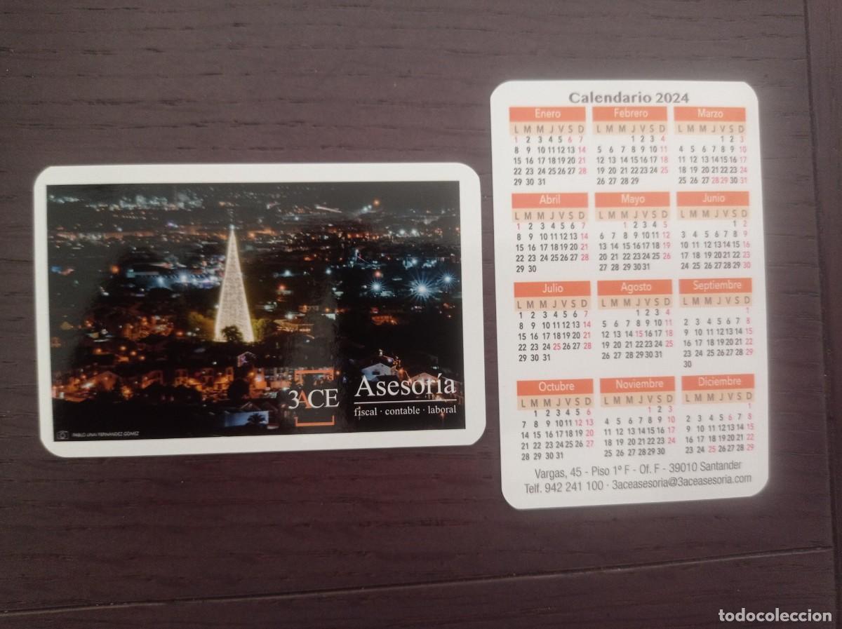 Coleccionismo Calendarios: CALENDARIO PUBLICITARIO. ASESOR&Iacute;A 3ACE. SANTANDER. A&Ntilde;O 2024