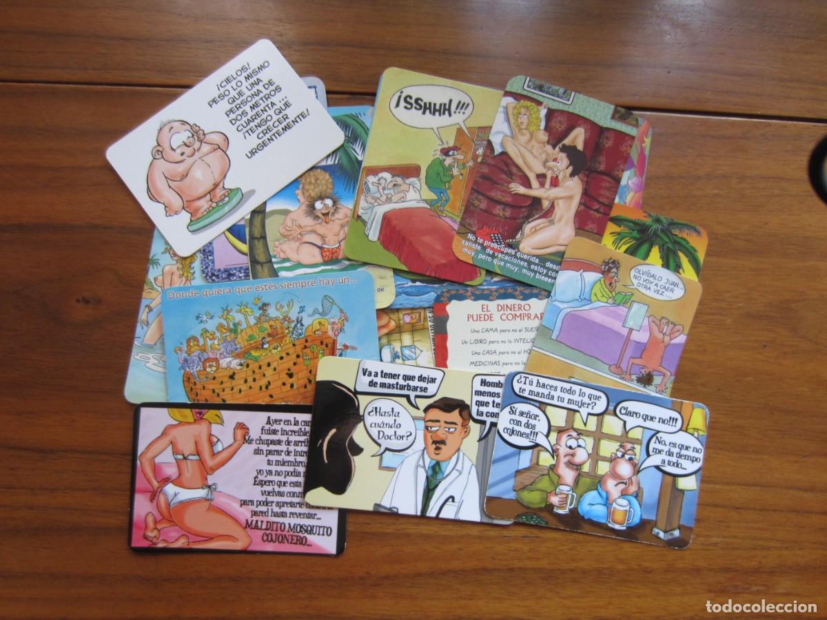 Coleccionismo Calendarios: LOTE DE 19 CALENDARIOS DE BOLSILLO-CHISTES-DE SERIE