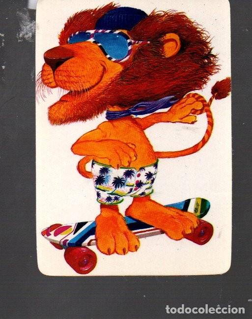 Coleccionismo Calendarios: CALENDARIO DE CLB. N&ordm; 1518 DEL A&Ntilde;O 1988 SIN PUBLICIDAD BONITO LEON