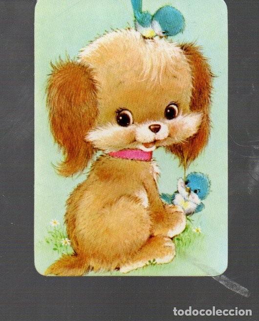 Coleccionismo Calendarios: CALENDARIO DE CLB. N&ordm; 1534 DEL A&Ntilde;O 1988 SIN PUBLICIDAD BONITO PAREJA PERRO Y PAJARO