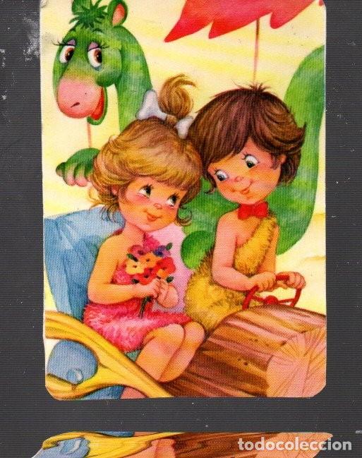 Coleccionismo Calendarios: CALENDARIO DE D.L.B. N&ordm; 27 DEL A&Ntilde;O 1984 SIN PUBLICIDAD BONITO PAREJA PICAPIEDRAS